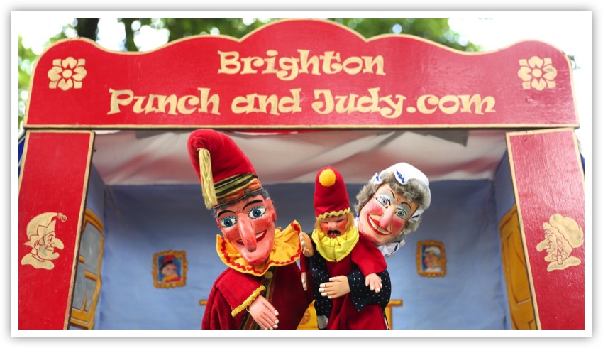 brighton punch and judy on the pier