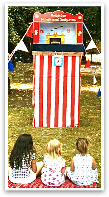 punch and judy show for children and kids puppets