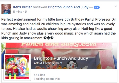 punch and judy review